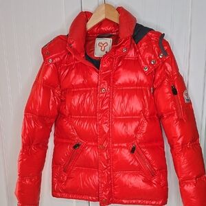 TNA Red Puffer Jacket